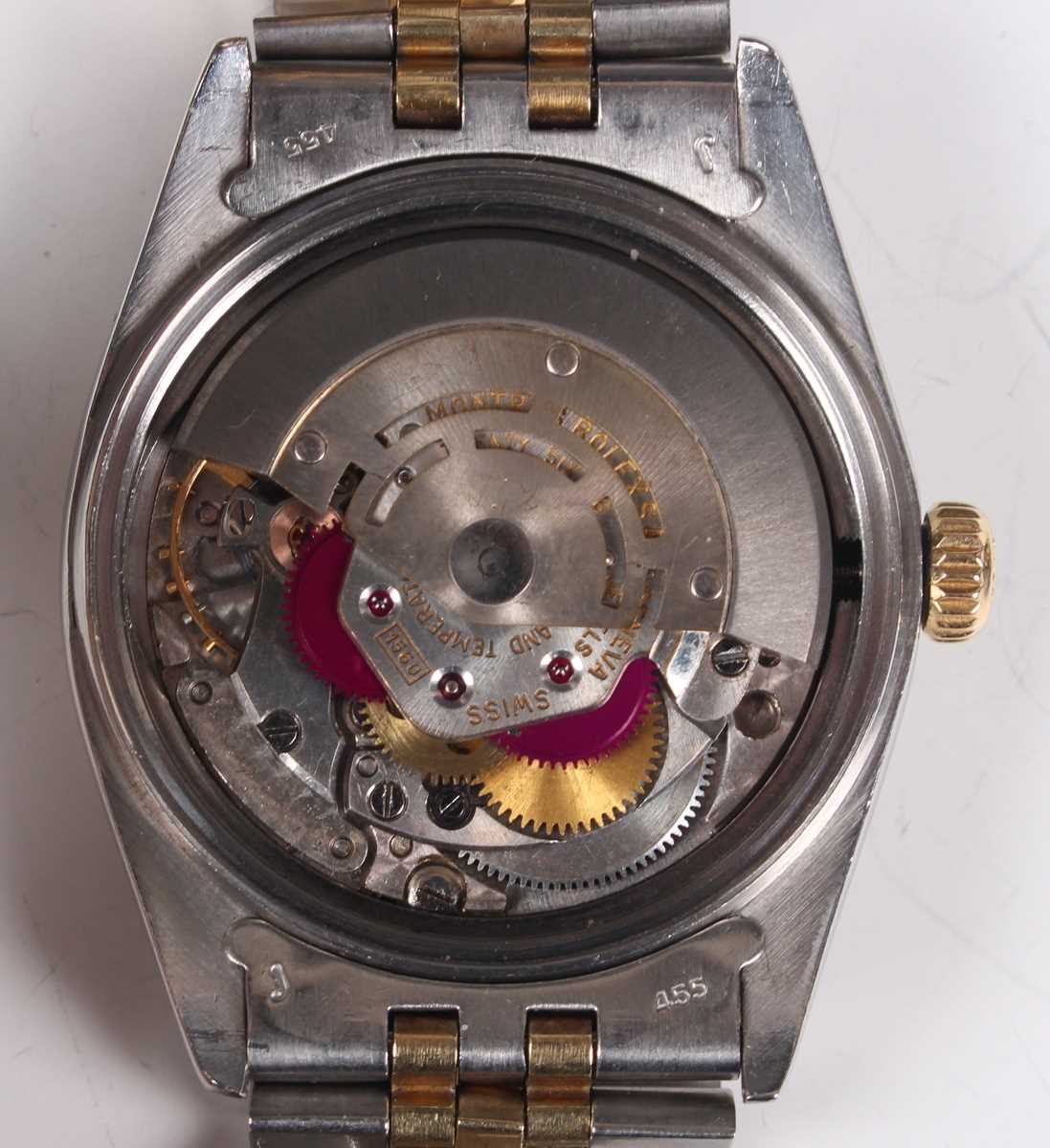 A Rolex Oyster Perpetual Datejust steel and gold gentleman's bracelet wristwatch, Ref. 1601, circa - Image 3 of 9