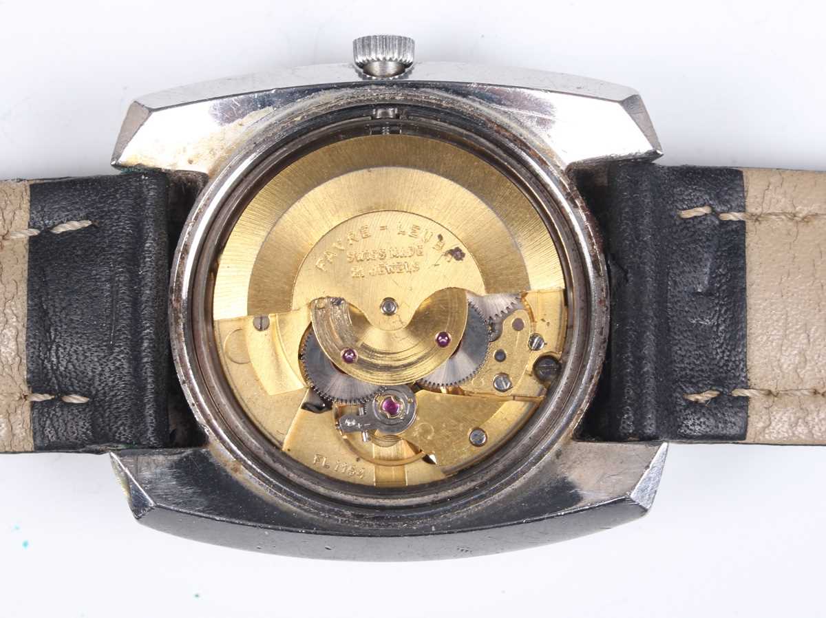 A Favre-Leuba Harpoon 99 36000 Automatic stainless steel cased gentleman's wristwatch with signed - Image 2 of 6