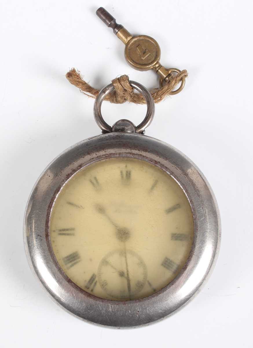 A J.W. Benson London silver cased keywind open-faced gentleman’s pocket watch, the movement detailed - Image 10 of 14