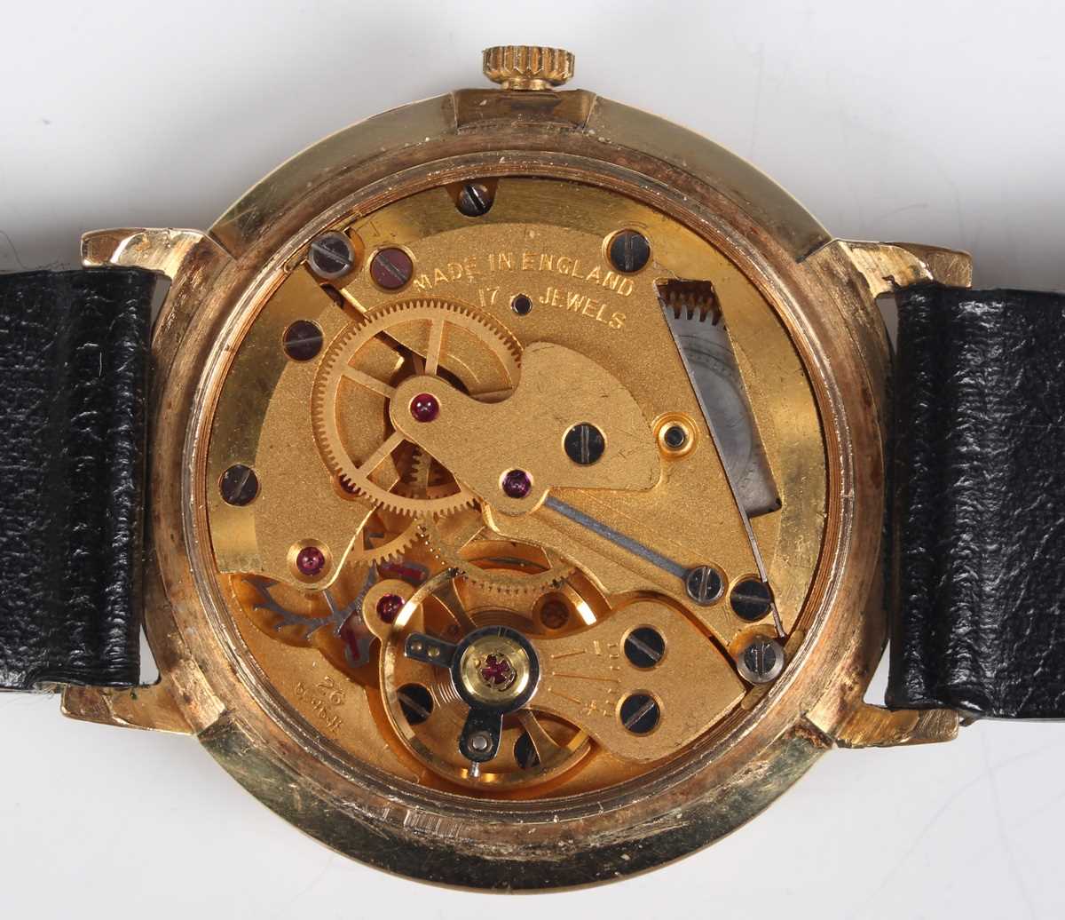 A Smiths Astral gilt metal fronted and steel backed gentleman's wristwatch, the signed silvered dial - Image 3 of 10