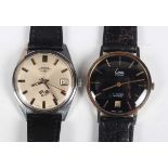 A Rotary GT stainless steel cased gentleman's wristwatch with unsigned gilt jewelled movement, the