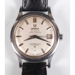 An Omega Automatic Constellation Calendar stainless steel circular cased gentleman's wristwatch,
