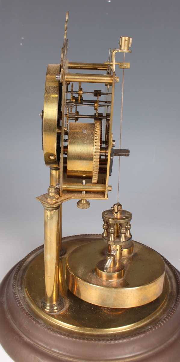 A 20th century brass lantern clock style mantel timepiece, height 24cm, together with a brass - Image 15 of 16