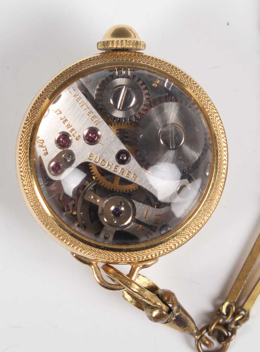 A Longines gilt metal circular cased gentleman's wristwatch, circa 1957, the signed and jewelled 23Z - Image 8 of 10