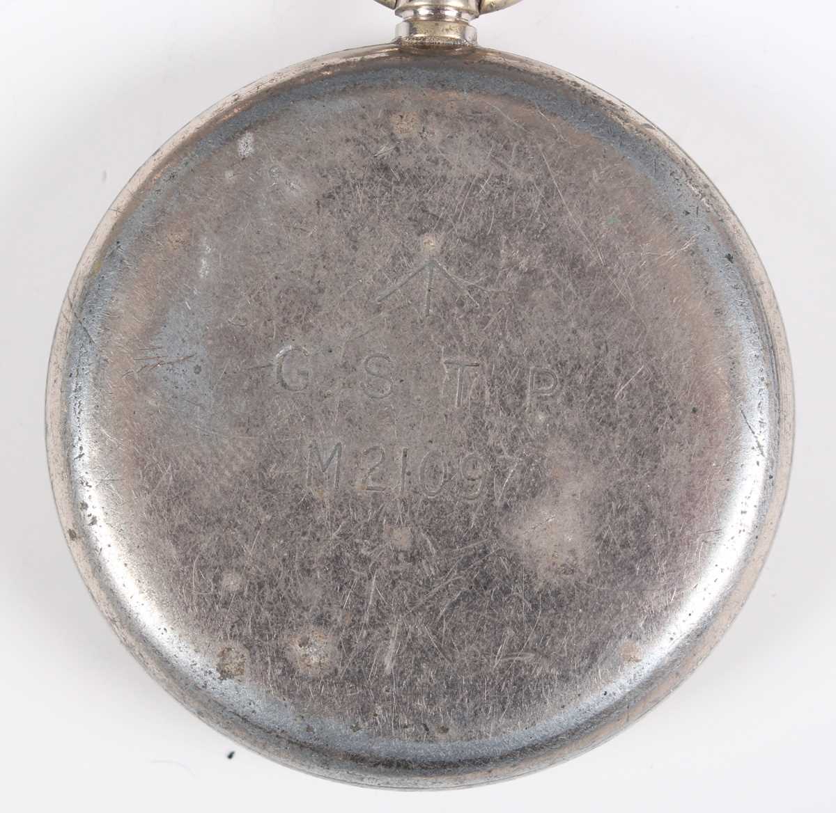 A Victorian silver cased keywind open faced gentleman's pocket watch with gilt fusee movement, the - Bild 4 aus 19