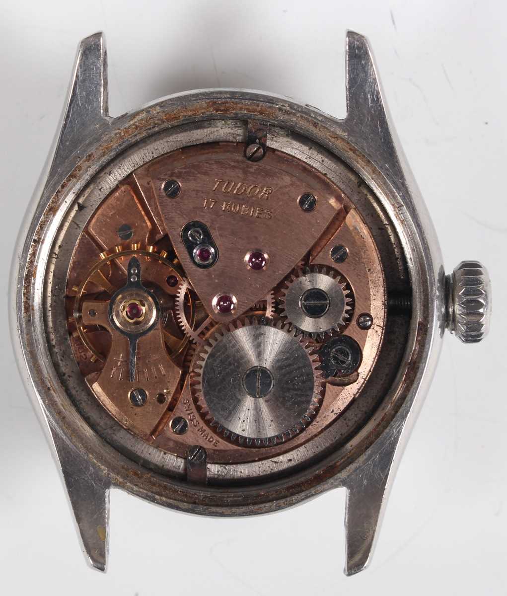 A Tudor Oyster steel circular cased gentleman's wristwatch, Ref. 7903, with signed and jewelled - Image 2 of 5