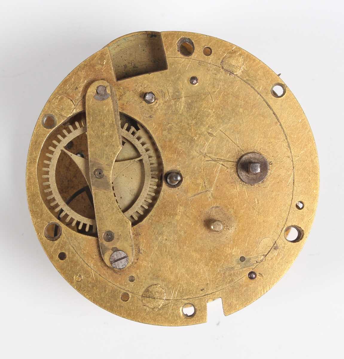 Three 18th century French gilt fusee pocket watch movements, each signed, including 'Michau a Paris' - Bild 18 aus 38