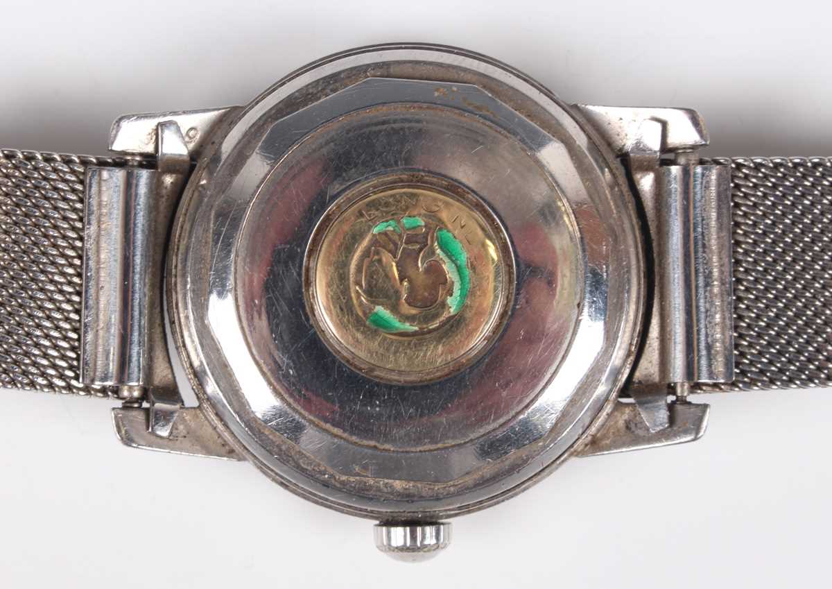 A Longines Automatic Conquest stainless steel circular cased gentleman's wristwatch, circa 1957, the - Image 5 of 7