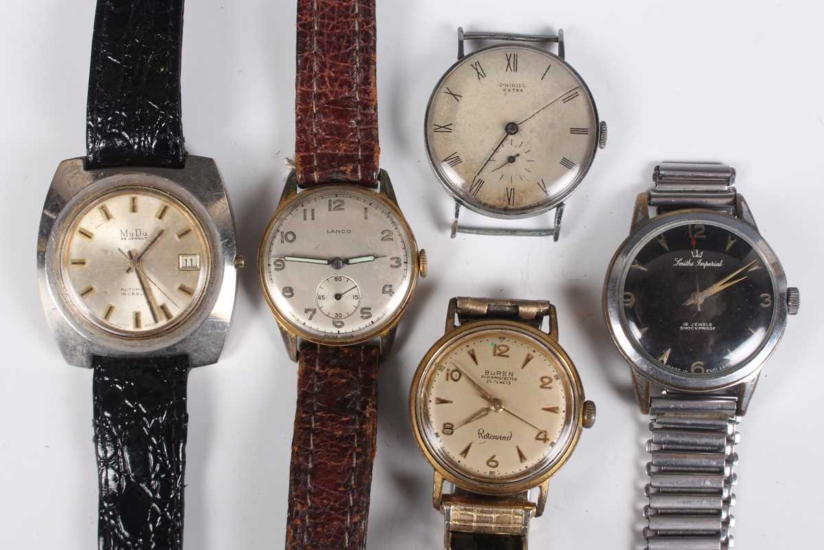 A group of five gentlemen's wristwatches, comprising a Smiths Imperial wristwatch with signed