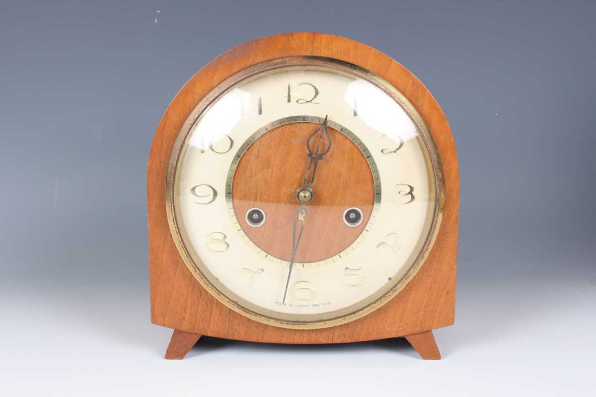 A 20th century metal cased circular ship's style wall timepiece by Mercer, diameter 20.2cm, together - Image 4 of 9