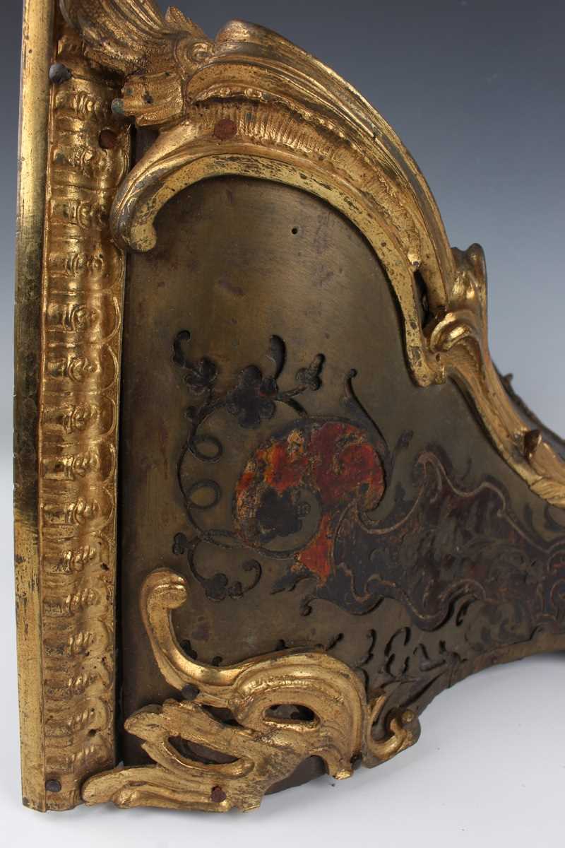 An 18th century French boulle cased bracket clock and bracket, the clock with eight day movement - Bild 59 aus 70