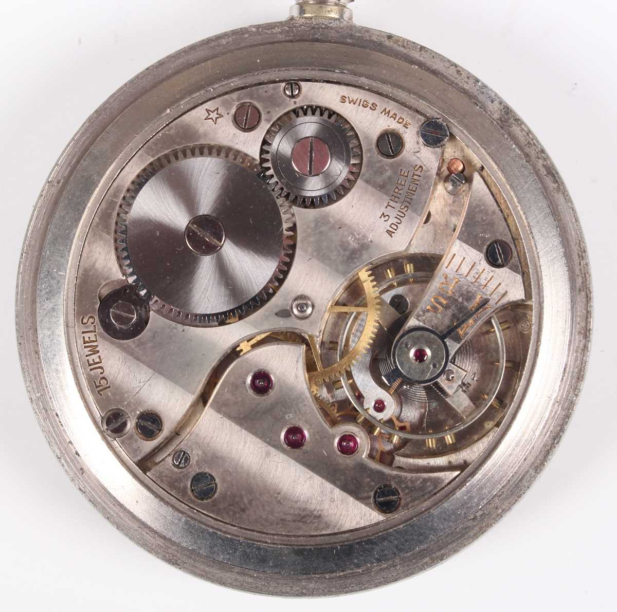 A Victorian silver cased keywind open faced gentleman's pocket watch with gilt fusee movement, the - Bild 3 aus 19