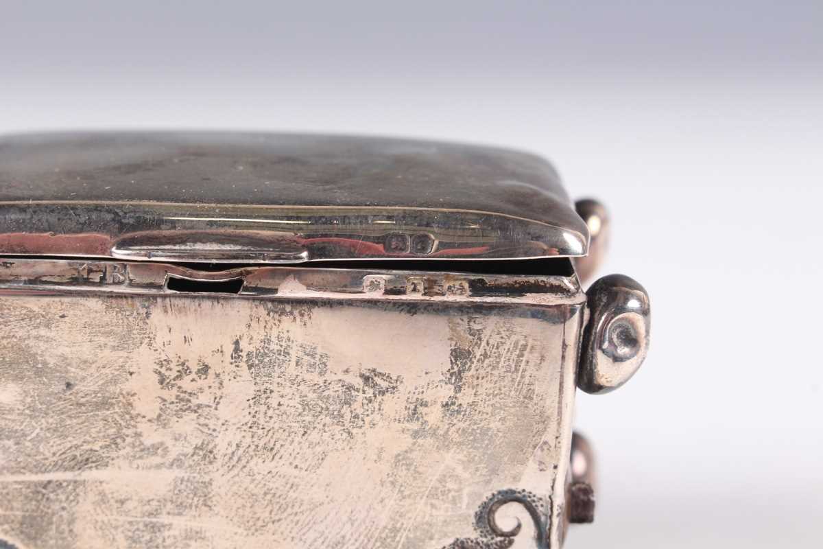 A late Victorian silver cased diminutive carriage timepiece, the unsigned French movement with - Bild 7 aus 8
