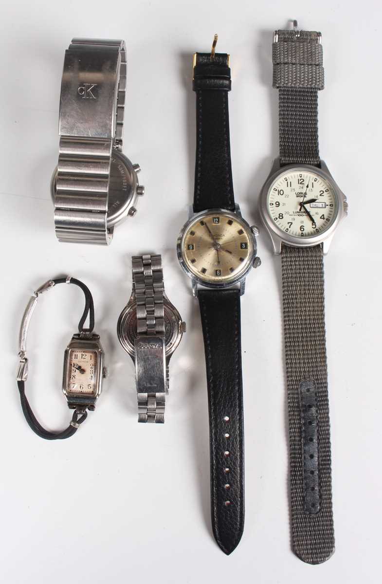 A Bulova Accutron steel lady's bracelet wristwatch with signed silvered dial, case diameter 2.6cm, - Bild 23 aus 23