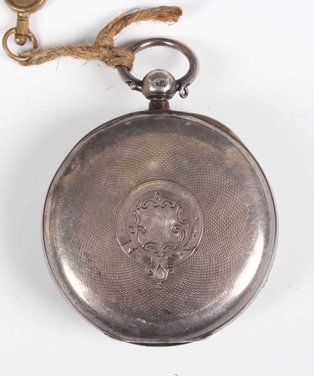 A J.W. Benson London silver cased keywind open-faced gentleman’s pocket watch, the movement detailed - Image 9 of 14