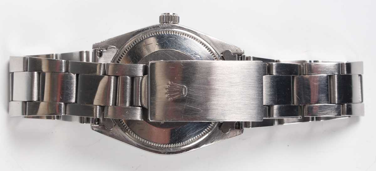 A Rolex Oyster Perpetual Air-King stainless steel gentleman's bracelet wristwatch, Ref. 1002, - Bild 4 aus 8