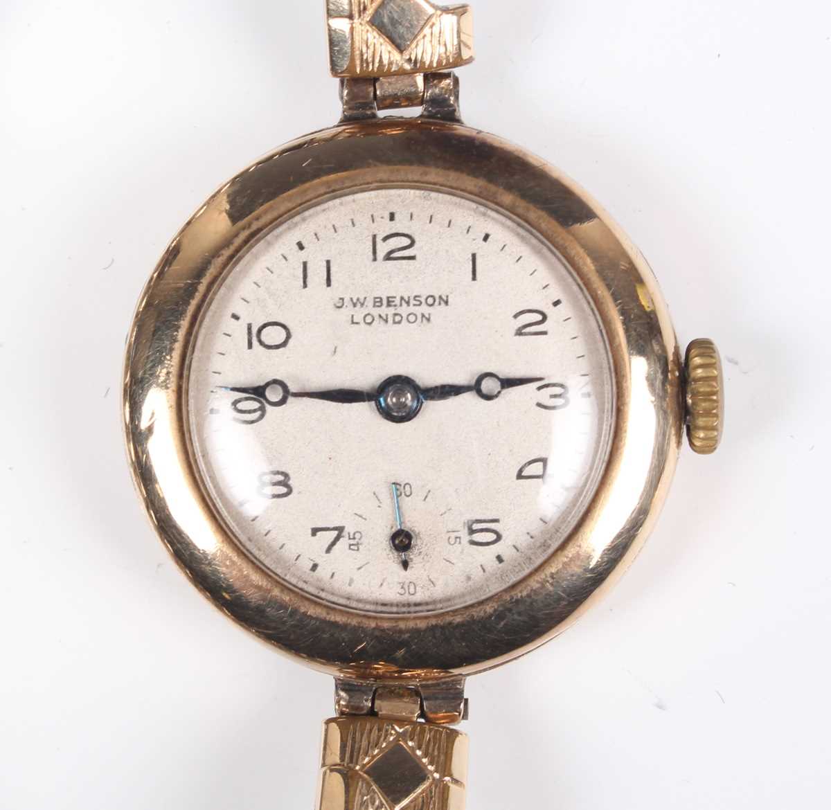 A Stowa gold circular cased lady’s wristwatch, detailed ‘0,585’, weight 8.9g, case diameter 2.1cm, - Image 2 of 22