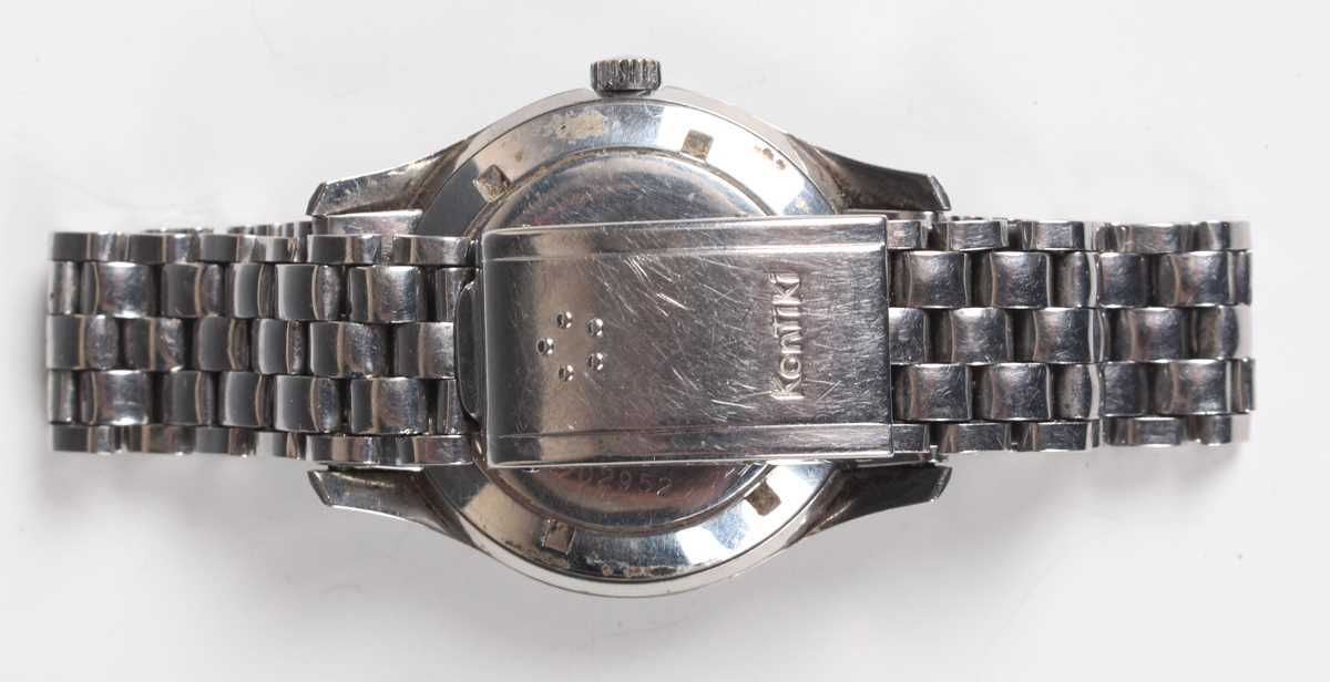 An Eterna-Matic Kontiki Automatic stainless steel gentleman's bracelet wristwatch with signed and - Image 7 of 7