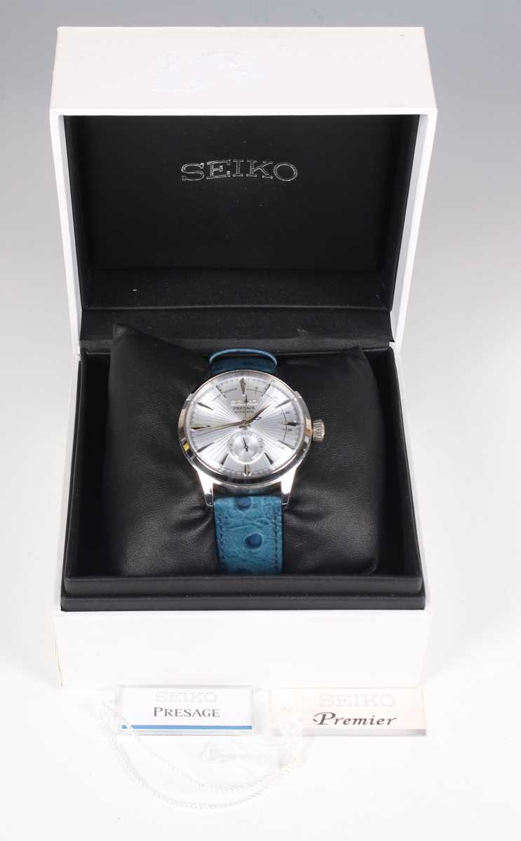 A Seiko Presage Automatic stainless steel cased gentleman's wristwatch, Ref. 4R57-00E0, circa - Image 5 of 5