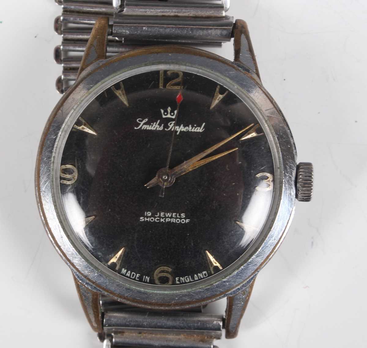 A group of five gentlemen's wristwatches, comprising a Smiths Imperial wristwatch with signed - Bild 13 aus 18