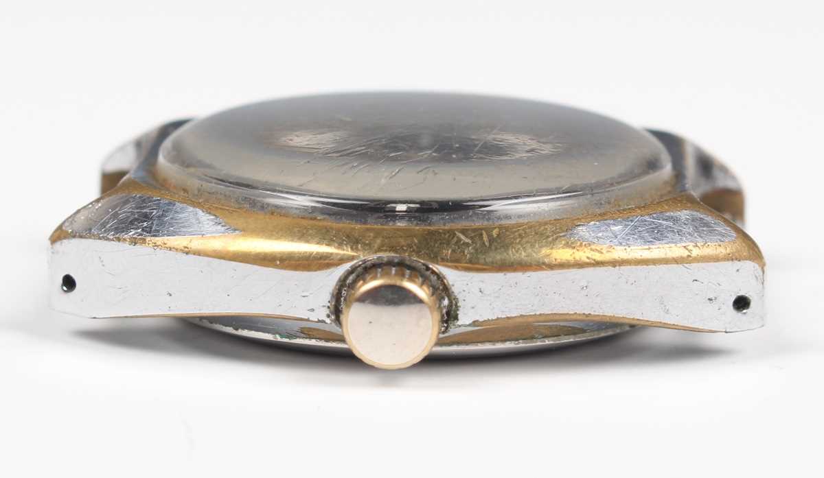 A Smiths Deluxe gilt metal fronted and steel backed gentleman’s wristwatch, the signed dial with - Image 7 of 7