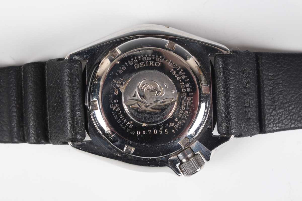 A Seiko Quartz 150M stainless steel cased gentleman's diver's wristwatch, Ref. 7548-7000, circa - Image 3 of 5