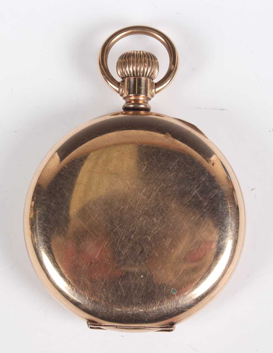 A Waltham gilt metal hunting cased keyless wind gentleman's pocket watch, the signed dial with - Image 13 of 13