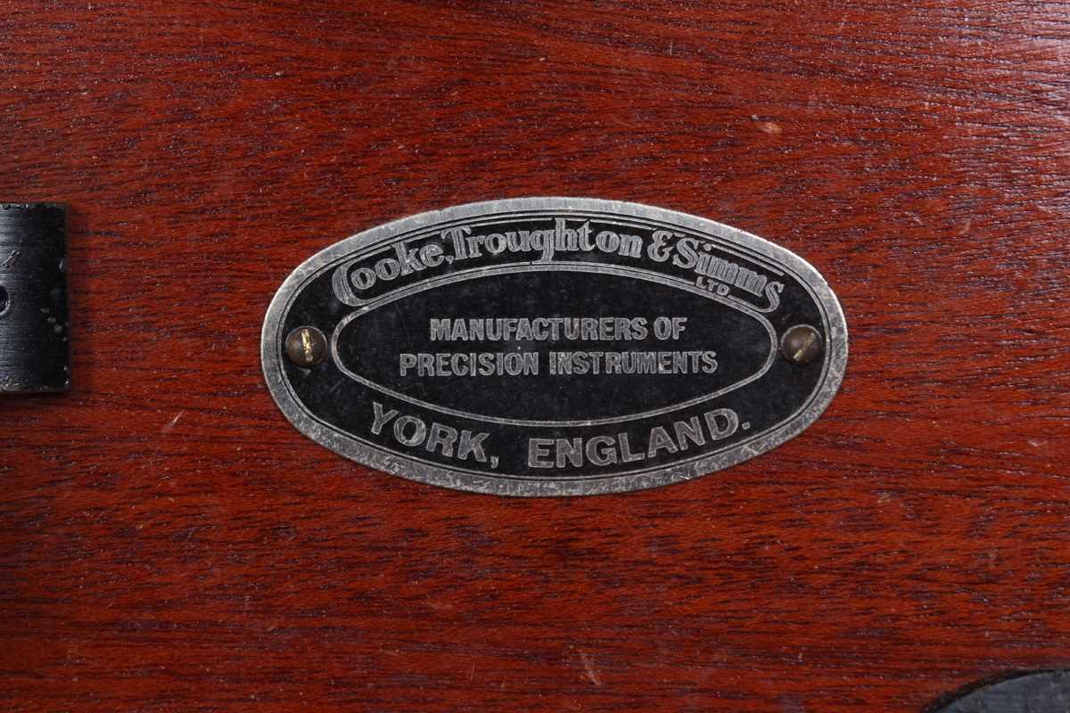 A mid-20th century Cook, Troughton & Simm Ltd theodolite, No. 518148, within original fitted case. - Image 2 of 5