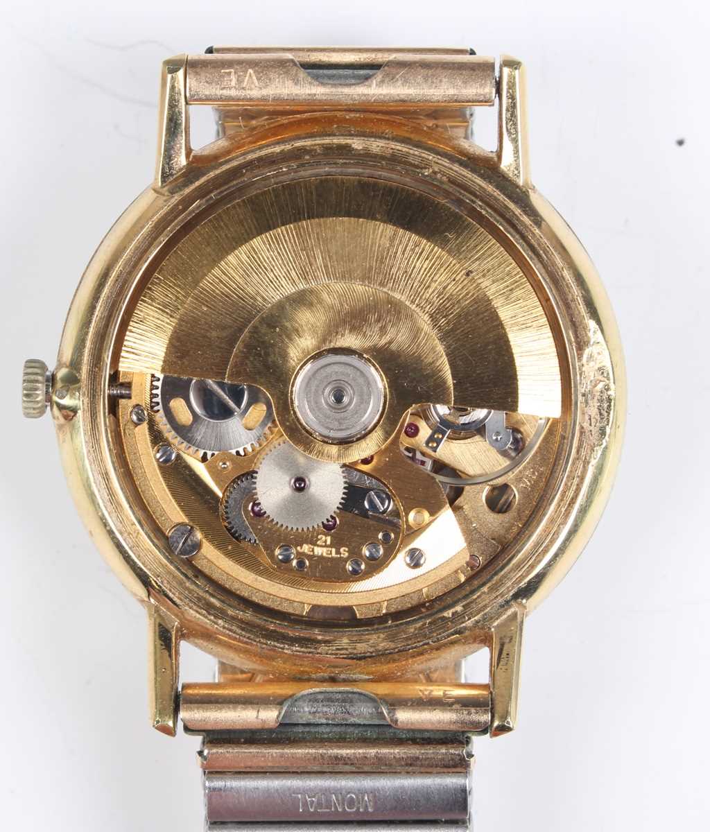 A Rotary 9ct gold cushion cased gentleman’s wristwatch, the circular jewelled movement detailed ‘ - Image 9 of 13