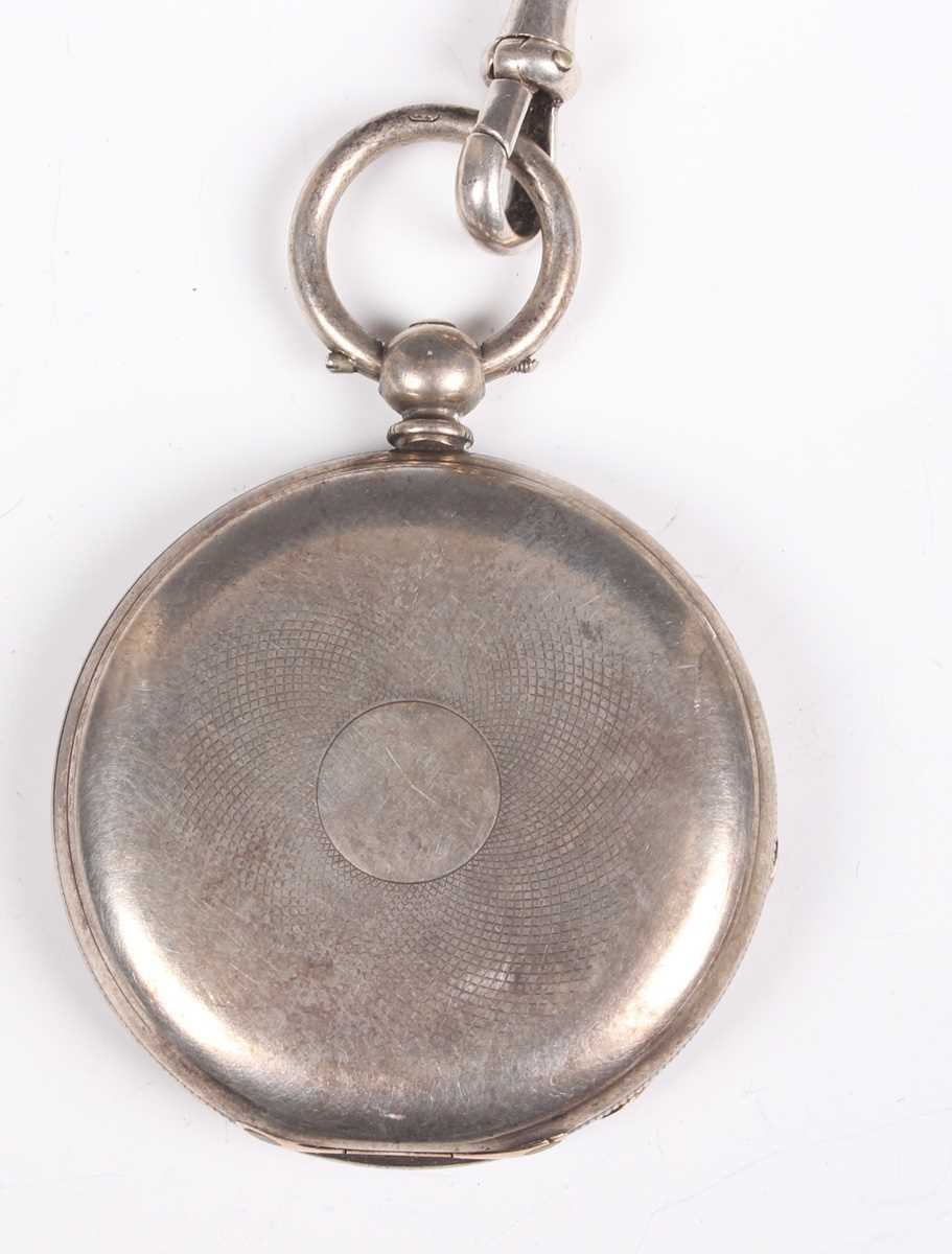 An Arnold & Dent silver cased keywind open-faced gentleman’s pocket watch, the gilt fusee movement - Image 7 of 24