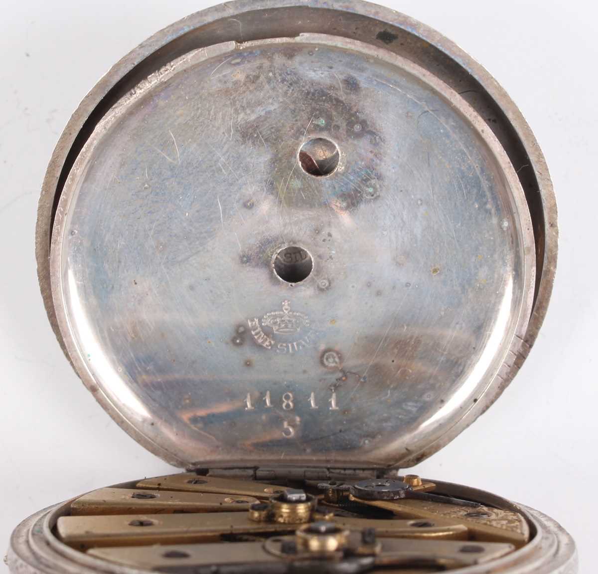 An Arnold & Dent silver cased keywind open-faced gentleman’s pocket watch, the gilt fusee movement - Bild 22 aus 24