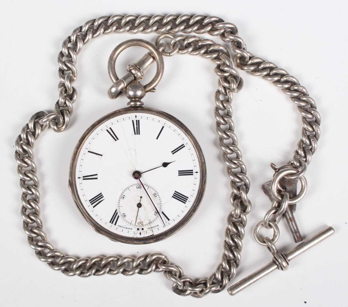 An Arnold & Dent silver cased keywind open-faced gentleman’s pocket watch, the gilt fusee movement - Image 2 of 24