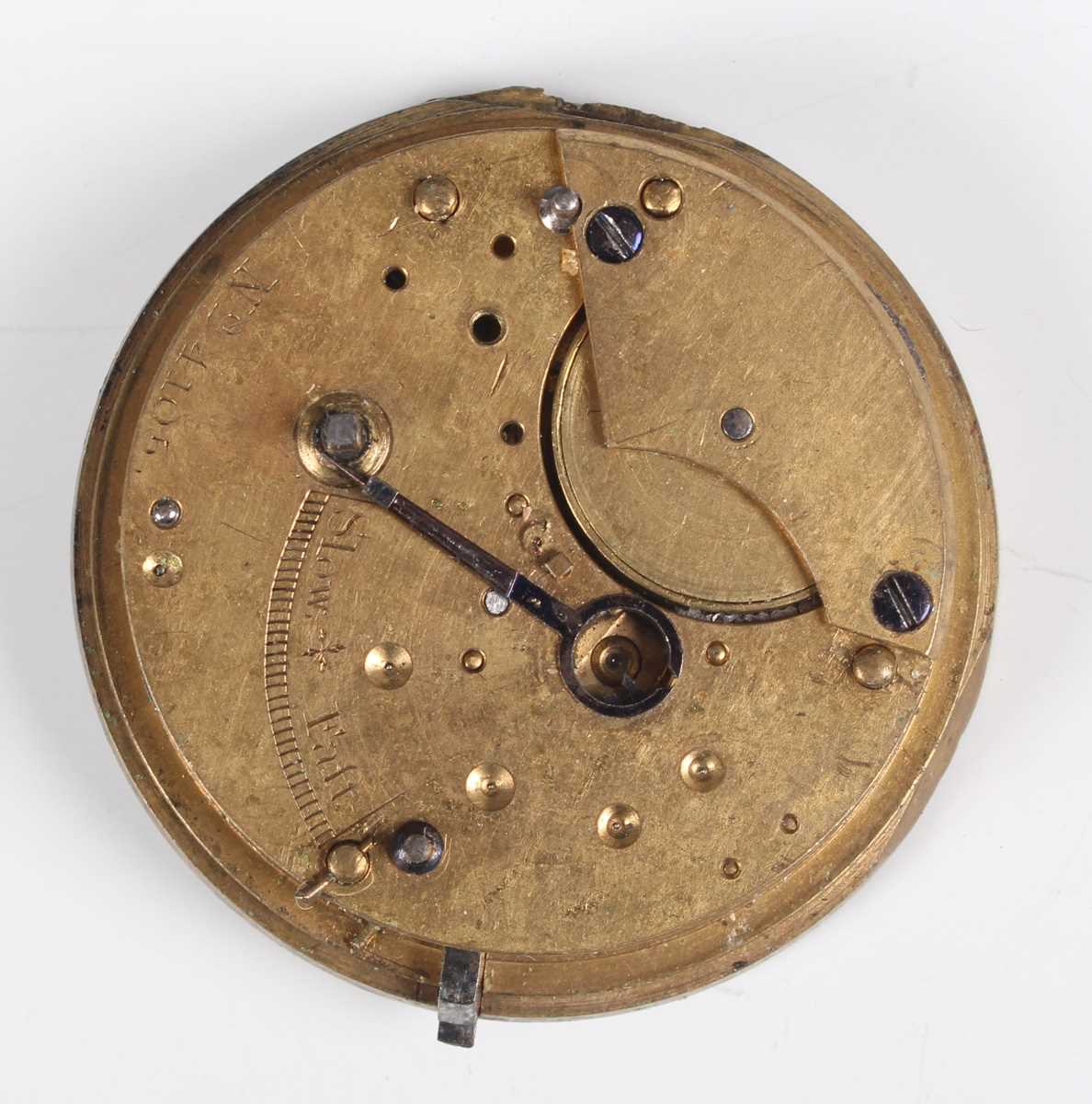 Three 18th century French gilt fusee pocket watch movements, each signed, including 'Michau a Paris' - Bild 30 aus 38