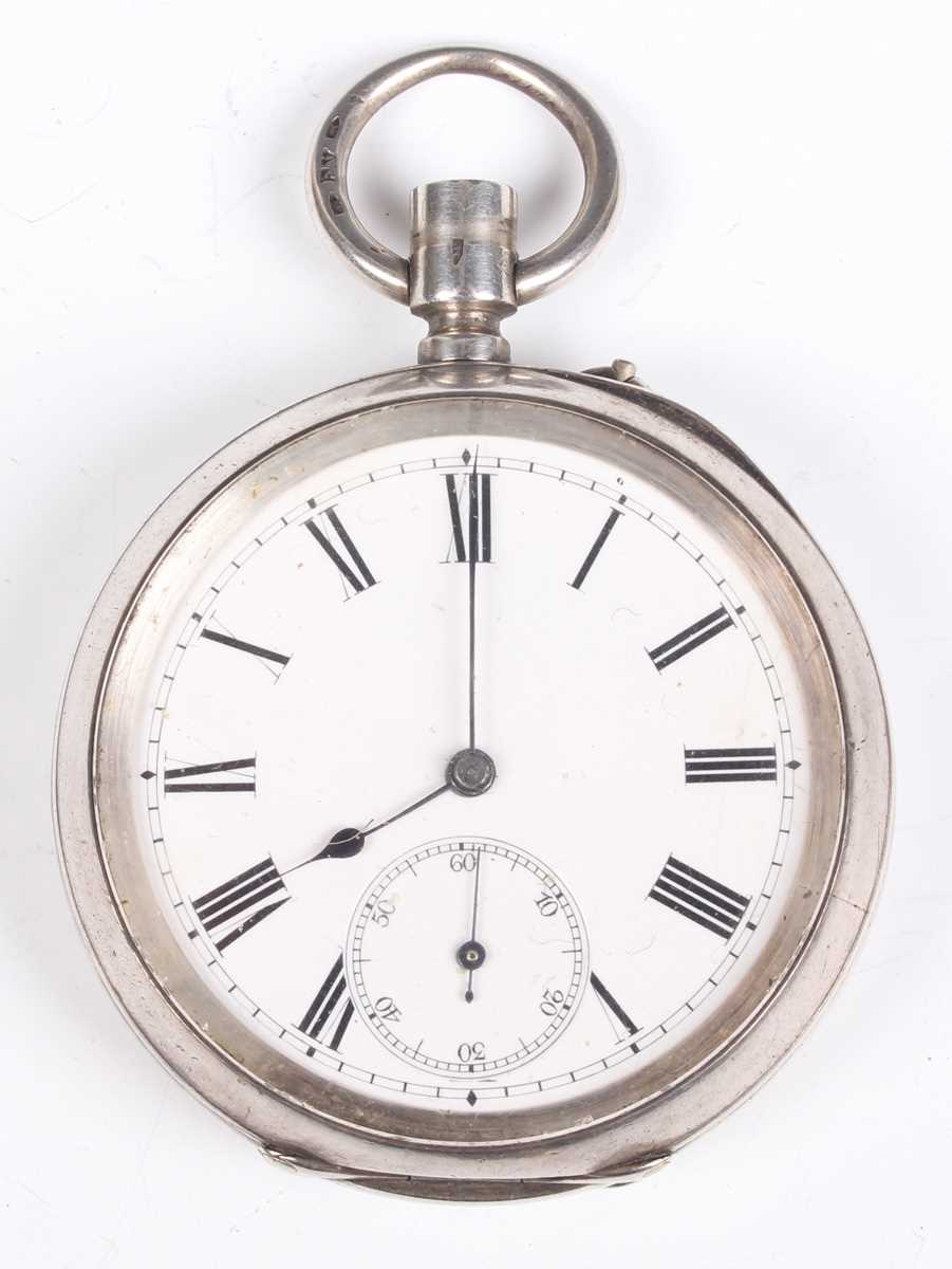 An Arnold & Dent silver cased keywind open-faced gentleman’s pocket watch, the gilt fusee movement - Bild 14 aus 24
