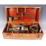 A mid-20th century Cook, Troughton & Simm Ltd theodolite, No. 518148, within original fitted case.