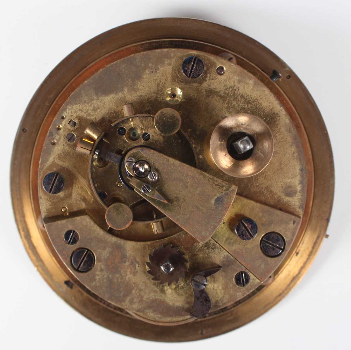 A late 19th/early 20th century marine chronometer, the two day chain fusee movement with maintaining - Bild 4 aus 17