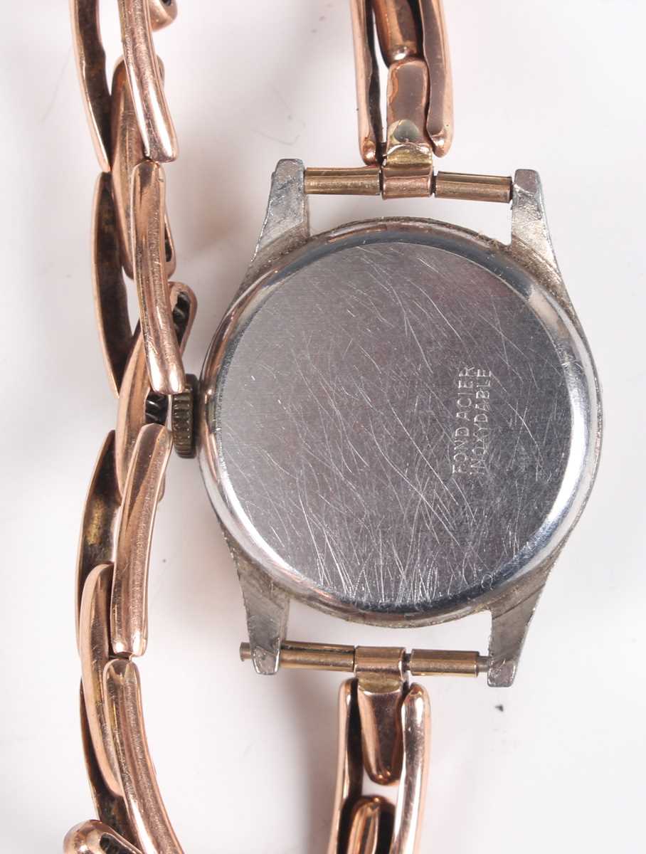 An Accurist 9ct gold octagonal cased lady's wristwatch on a 9ct gold bracelet, total weight 16.4g, - Image 14 of 14