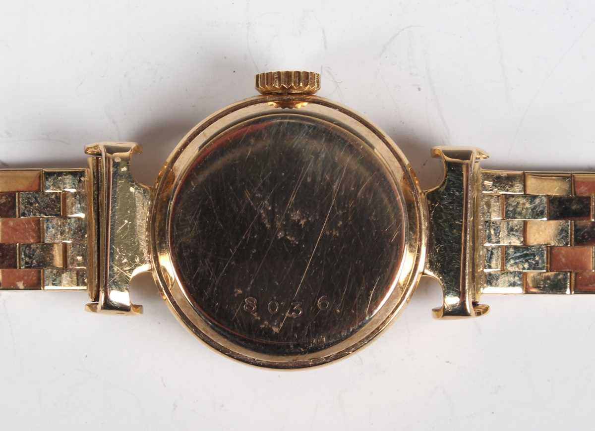 A Jaeger-LeCoultre 9ct gold lady's bracelet wristwatch, the signed and jewelled movement numbered ' - Image 4 of 7