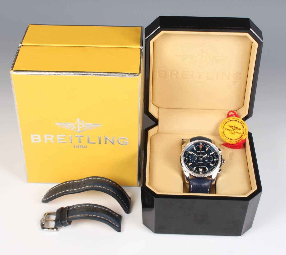 A Breitling for Bentley Automatic Certified Chronometer stainless steel and platinum cased - Image 9 of 9