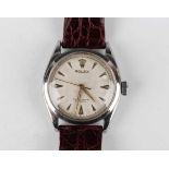 A Rolex Perpetual Chronometer steel cased gentleman's wristwatch, Ref. 6084, circa 1953, the