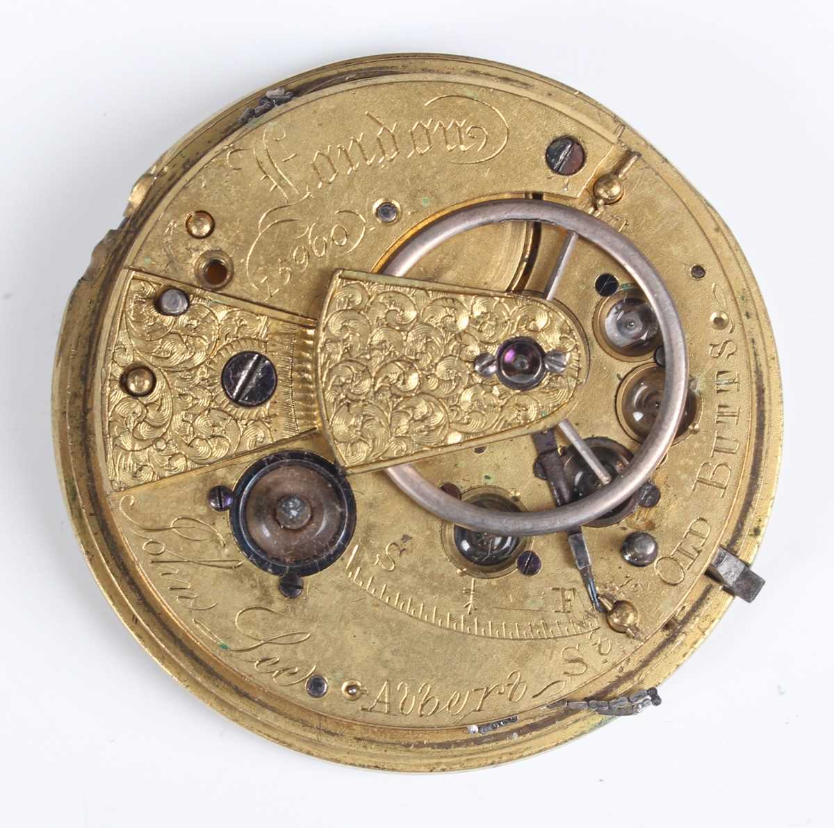 Three 18th century French gilt fusee pocket watch movements, each signed, including 'Michau a Paris' - Bild 13 aus 38