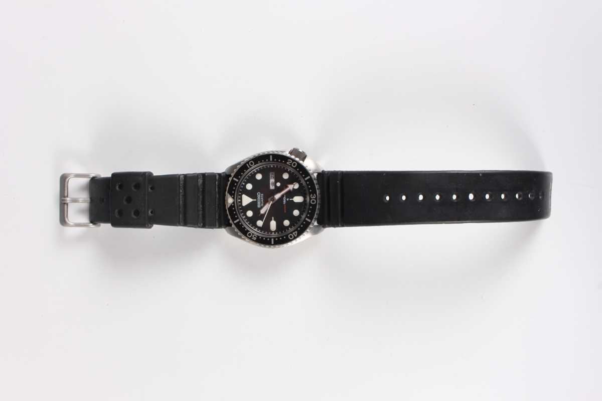 A Seiko Quartz 150M stainless steel cased gentleman's diver's wristwatch, Ref. 7548-7000, circa - Image 5 of 5