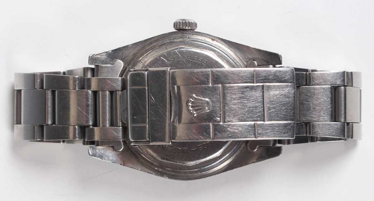 A Rolex Oyster Perpetual 100m= 300ft Submariner stainless steel gentleman's bracelet wristwatch, - Image 6 of 9