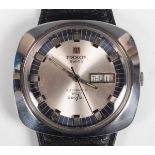 A Tissot Automatic Seven stainless steel cased gentleman's wristwatch, circa 1970s, the signed