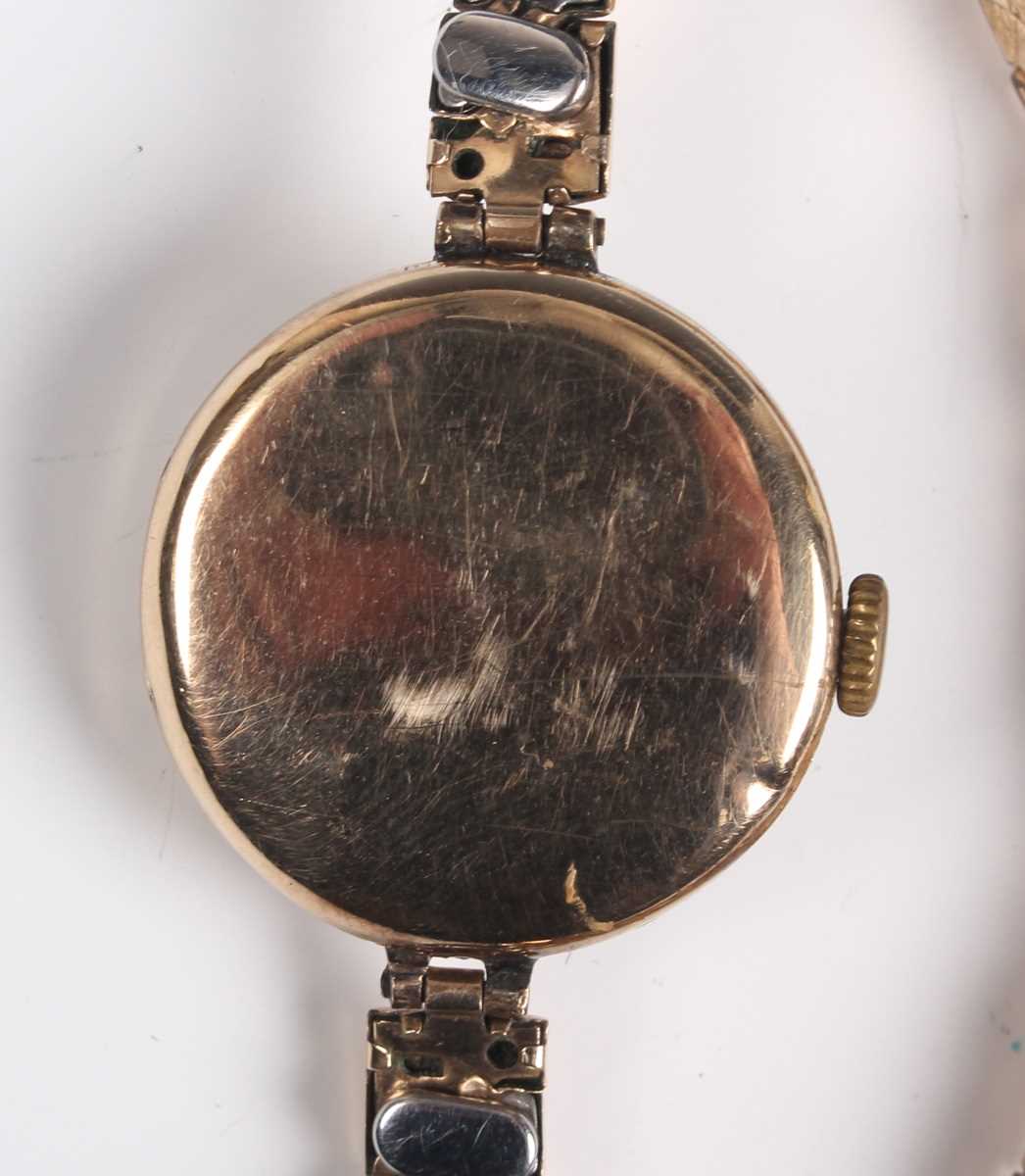 A Stowa gold circular cased lady’s wristwatch, detailed ‘0,585’, weight 8.9g, case diameter 2.1cm, - Image 5 of 22