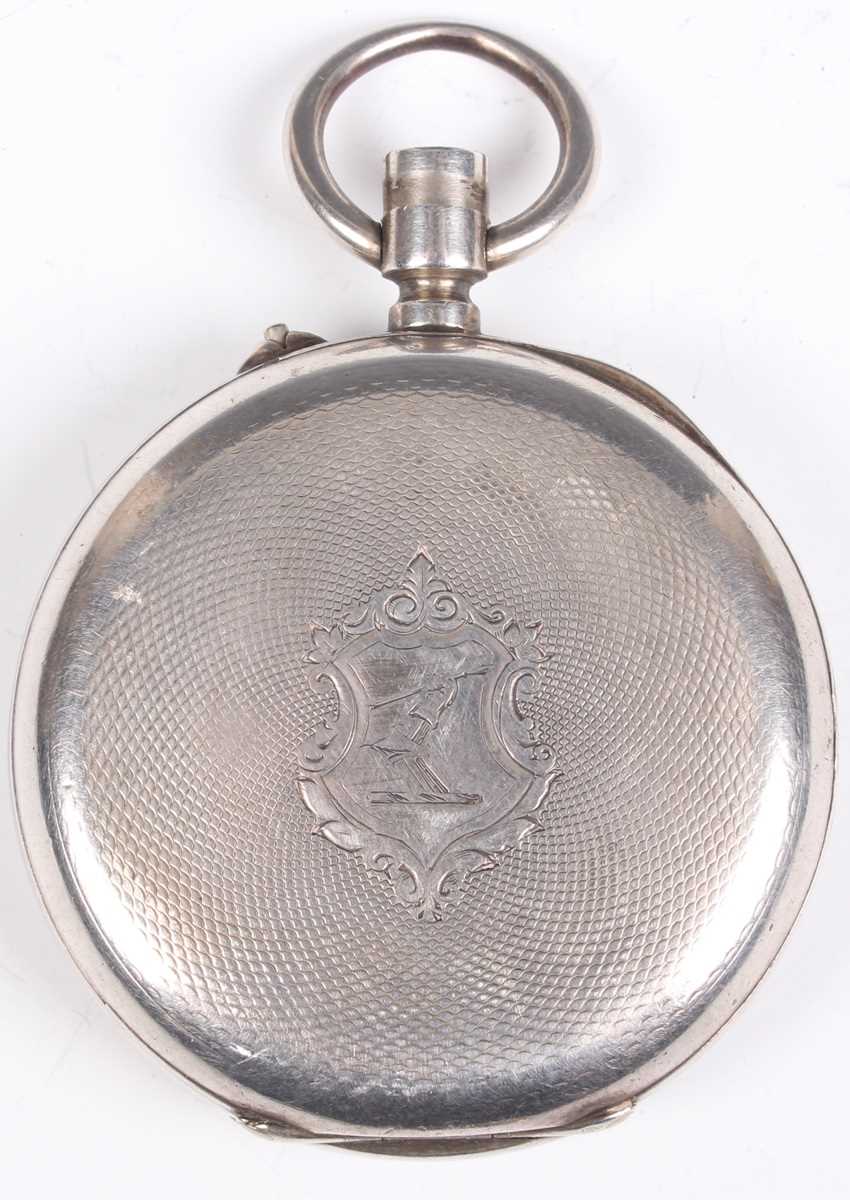 An Arnold & Dent silver cased keywind open-faced gentleman’s pocket watch, the gilt fusee movement - Bild 19 aus 24