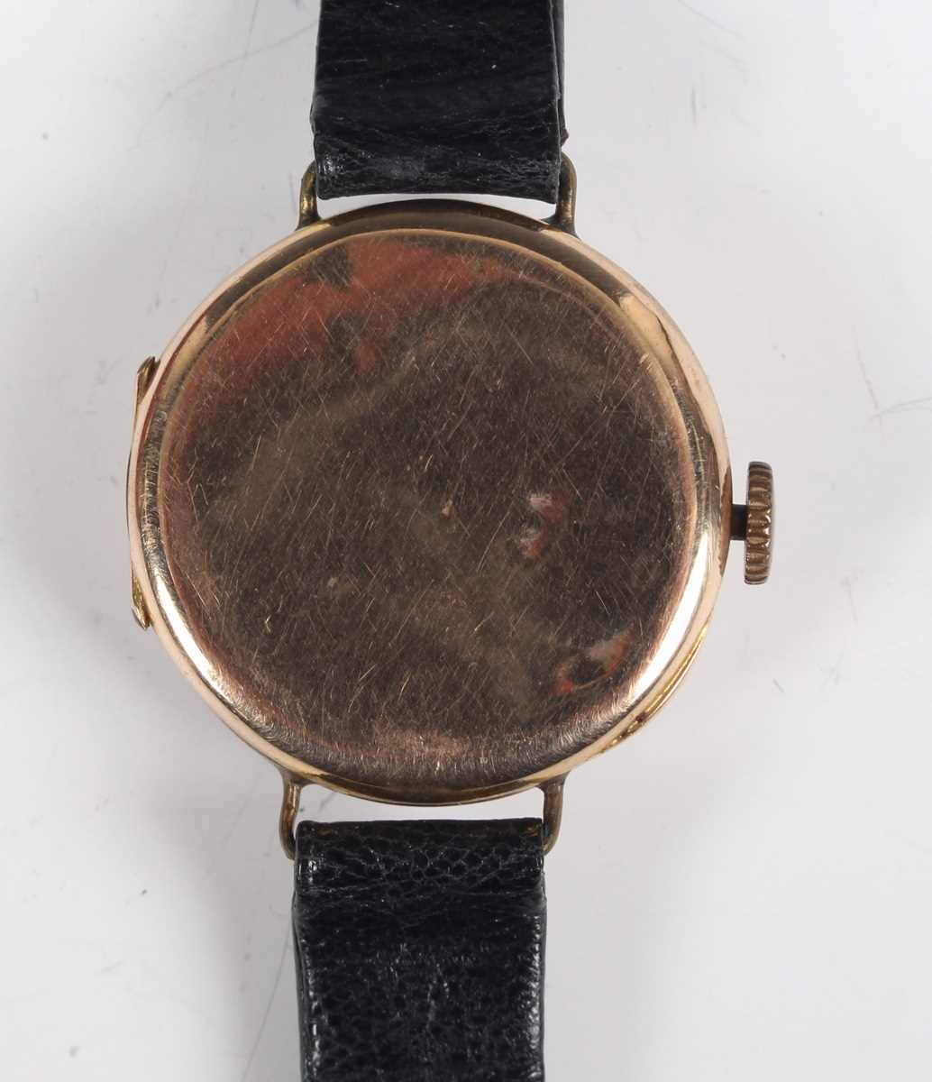 A green enamelled keyless wind open-faced lady’s fob watch with unsigned jewelled cylinder movement, - Bild 26 aus 26