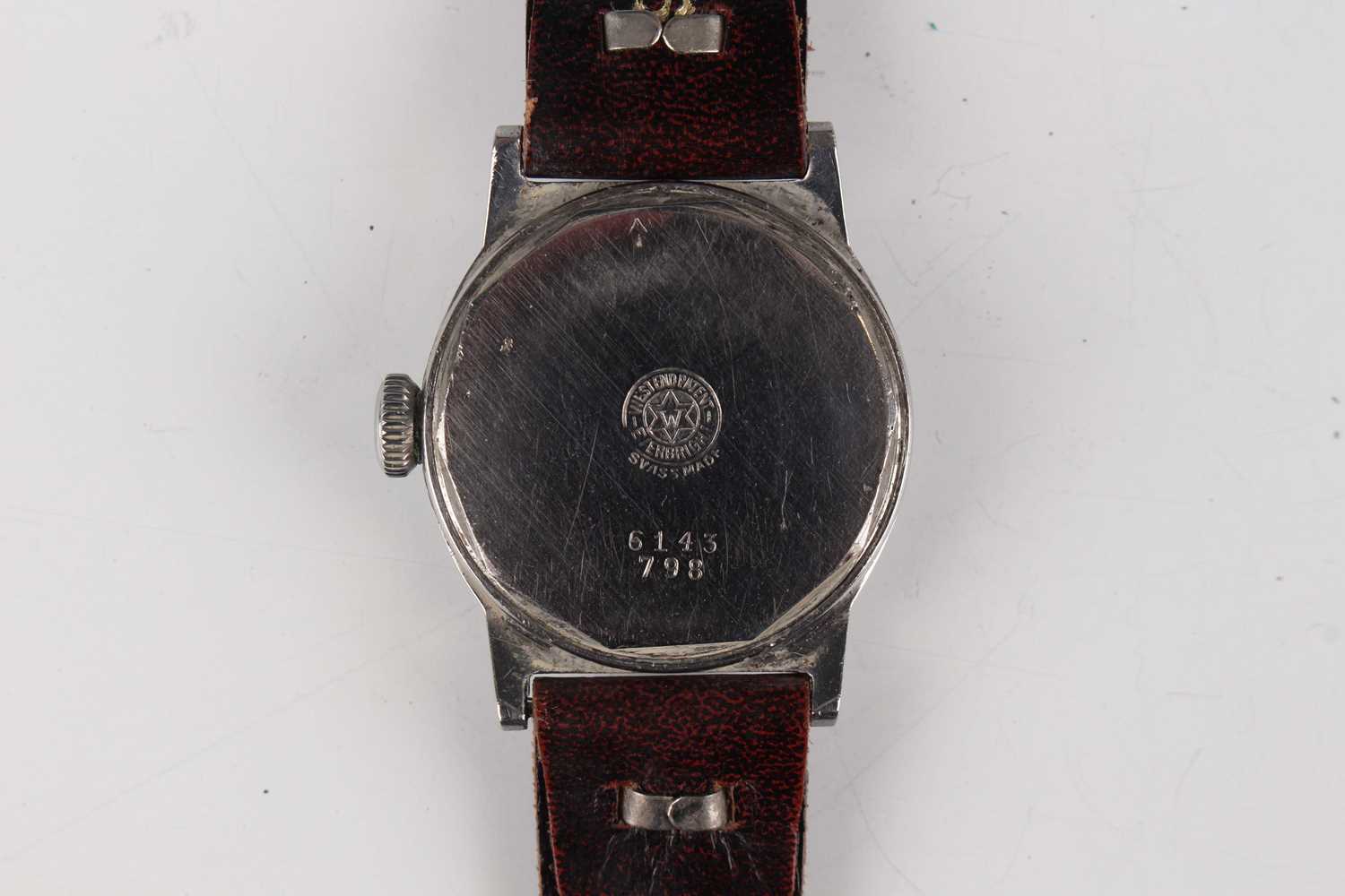 A Junghans military style chrome plated and steel backed circular cased gentleman's wristwatch, - Image 16 of 21