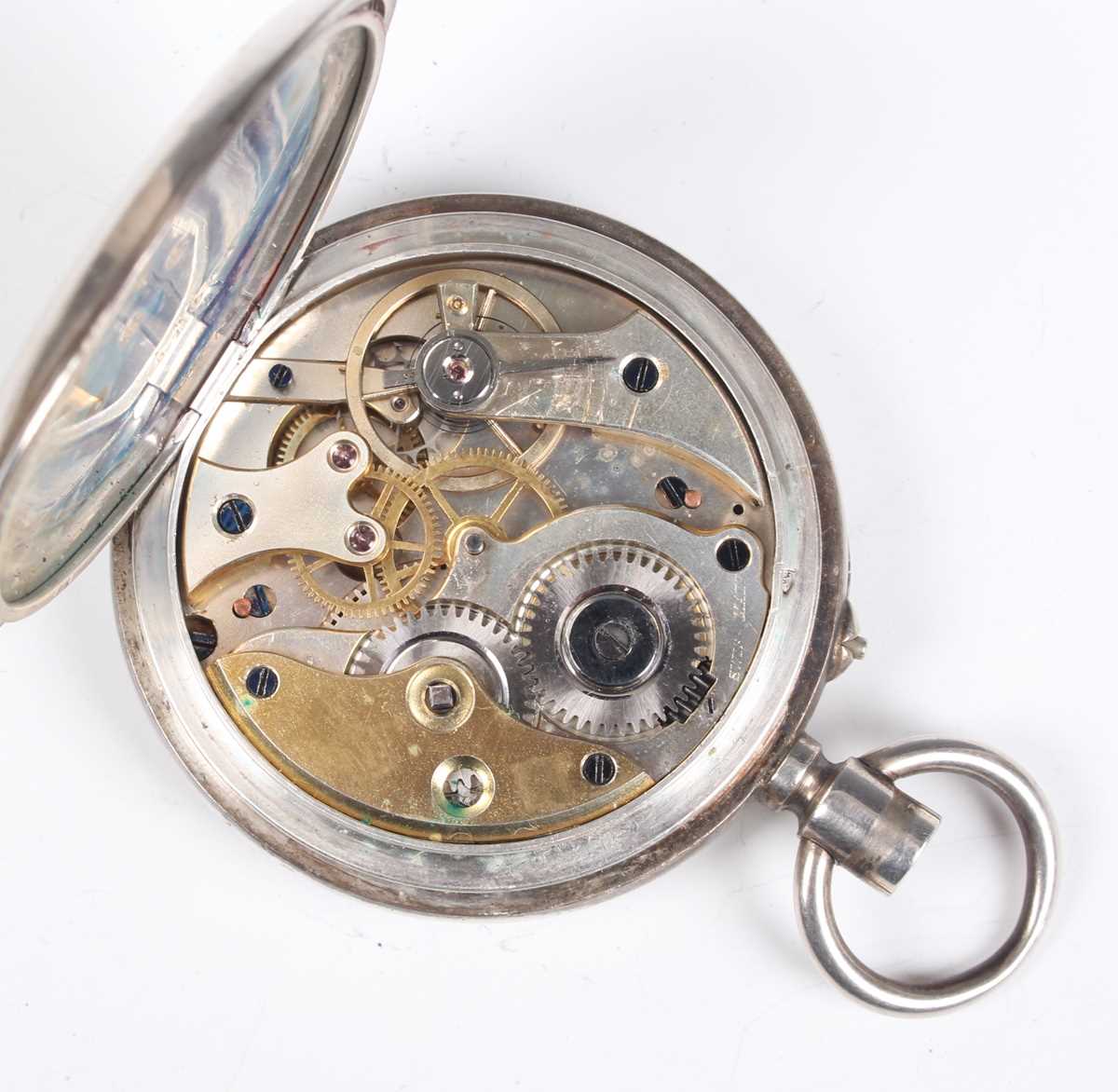 An Arnold & Dent silver cased keywind open-faced gentleman’s pocket watch, the gilt fusee movement - Bild 15 aus 24