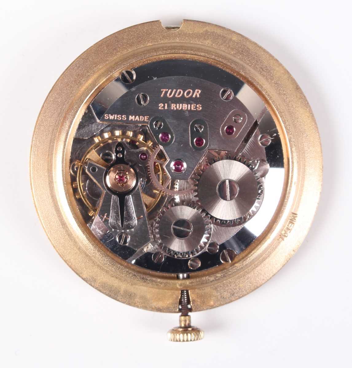 A Tudor Shock-Resisting 18ct gold circular cased gentleman's wristwatch, Ref. 1588, with signed - Image 2 of 7